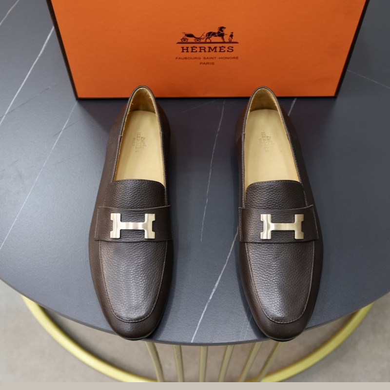 H**mes leather shoes